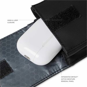Urban Armor Gear Rugged Carrying Case (Pouch) Apple AirPods Pro 3 - Black - Moisture Resistant, Rust Resistant, Corrosion 