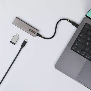 StarTech.com USB Hub - USB 3.2 Gen 2 - 1.25 GB/s - Notebook, Solid State Drive, Workstation - Space Gray - UASP Support - 