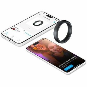 Carneo Smart Ring - Finger Wearable - Titanium Black - Near Field Communication - Scratch Resistant, Water Resistant, Wate