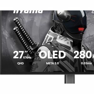 iiyama G-MASTER Titan Falcon GOB2701QSC-B1 27" Class WQHD Gaming OLED Monitor - 16:9 - Black - 68.6 cm (27") Viewable - ME