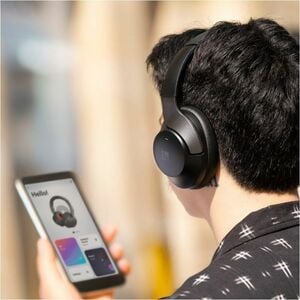 LINDY Wireless Over-the-head, Over-the-ear Stereo Headset - Black - Siri - Binaural - Circumaural - Bluetooth - 20 Hz to 2