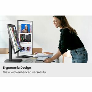 Samsung ViewFinity S8 S32H800UAU 32 Zoll Klasse 4K UHD LED-Monitor - 16:9 Format - Schwarz - 81,3 cm (32 Zoll) Viewable - 