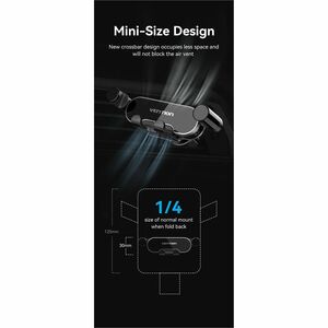 Vention KCEH0 Smartphone, Car, iPhone SmartPhone Holder - 30 mm x 106 mm x 91.8 mm x - ABS, Thermoplastic Polyurethane (TP