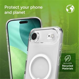 ZAGG Crystal Palace Snap Case for Apple iPhone 17 Air Smartphone - Textured Edge, Textured Grip - Crystal Clear - 1 / Pack