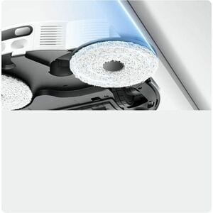 Xiaomi H50 Pro Bagless Robot Vacuum Cleaner - White - 280 mL Dust Capacity - Brush, Mop Pad - Carpet - Battery, AC Supply 