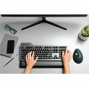 ACCO Pro Fit Ergo TB550 Trackball - Bluetooth/Radio-Frequenz - USB - Optisch - 7 Programmable Button(s) - 1 Pack - Kabello