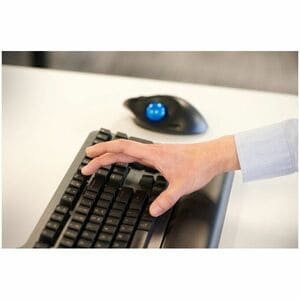 ACCO Pro Fit Ergo TB450 Trackball - Bluetooth/Radio-Frequenz - USB - Optisch - 7 Taste(n) - Kabellos - 2,40 GHz - 1600 dpi