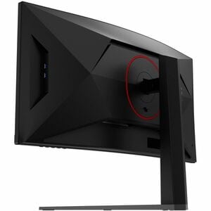 AOC CU34G4CA 34" Class UW-QHD Curved Screen Gaming LED Monitor - 21:9 - Black, Red - 86.4 cm (34") Viewable - Fast Vertica