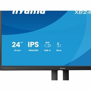 iiyama ProLite XB2495WSC-B1 24 Zoll Klasse WUXGA LED-Monitor - 16:10 Format - Mattschwarz - 61,2 cm (24,1 Zoll) Viewable -