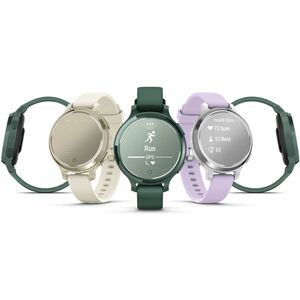 Garmin Lily 2 Active Smart Watch - 38 mm Case Height - 38 mm Case Width - Lunar Gold Case Color - Gold Band Color - Anodiz