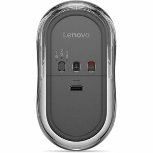 Lenovo 8000 Full-size Maus - Bluetooth/Radio-Frequenz - USB Typ-A - Infrarot - 5 Taste(n) - Grau - 1 Box - PC, Mac - Kabel