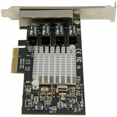 4 Port PCI Express Gigabit Ethernet Netzwerkkarte - Intel I350 NIC - 4-fach PCIe Netzwerk Adapter mit Intel Chip - PCI Exp