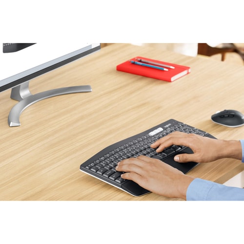 Teclado y ratón Logitech - USB Inalámbrico Bluetooth/RF - USB Inalámbrico Bluetooth/RF - Óptico - 1000 dpi - Rueda de desp