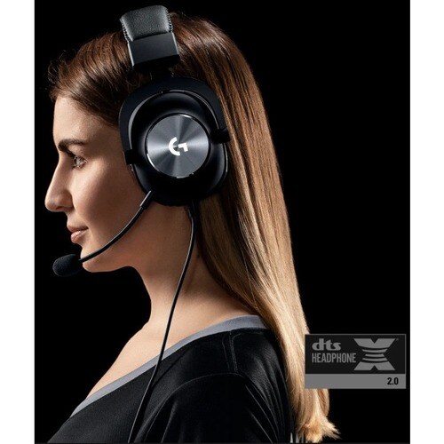 Cuffie da gaming Logitech Cavo Over-the-head Stereo - Binaural - Circumaurale - 35 Ohm - 20 Hz a 20 kHz - 200 cm Cavo - Un