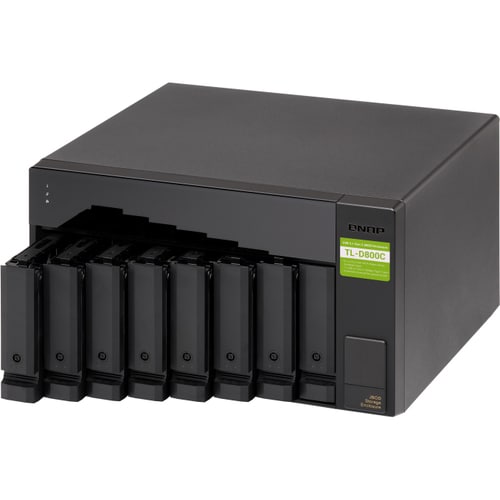 QNAP Drive Enclosure - USB 3.1 (Gen 2) Type C Host Interface Desktop - 8 x HDD Supported - 8 x Total Bay