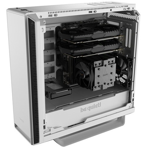 be quiet! Silent Base 802 Computer Case - EATX, ATX Motherboard Supported - Midi Tower - SECC, Metal, ABS Plastic - White 