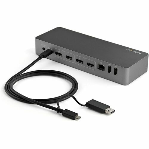 StarTech.com Cable USB Tipo C de 1m con Adaptador USB-A, USB-C a C (10Gbps/PD), USB-A a C(5Gbps), Cable USB C 2 en 1 para 