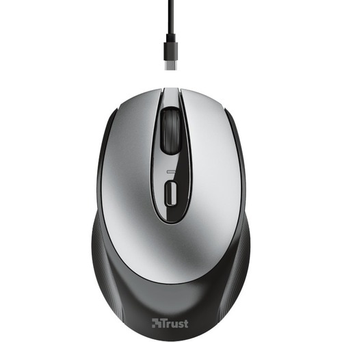 Trust Zaya Mouse - Radio Frequency - USB 2.0 Type A - Optical - 4 Button(s) - Black - Wireless - 2.40 GHz - 1600 dpi - Scr