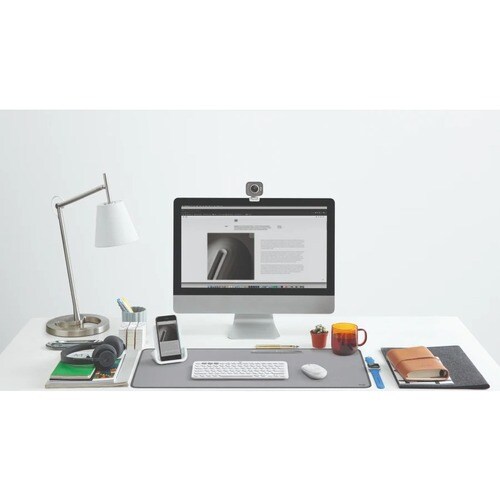 Mouse Pad Logitech Studio Series - 300 mm x 700 mm - Mid Gray - Gomma naturale, Nylon, Poliestere - Anti-scivolo, Anti-str