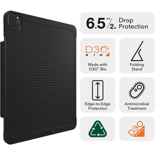 GEAR4-CASES-HAVANAFOLIO-APPLE IPAD PRO 12.9 6/5/4/3-FG-BLACK