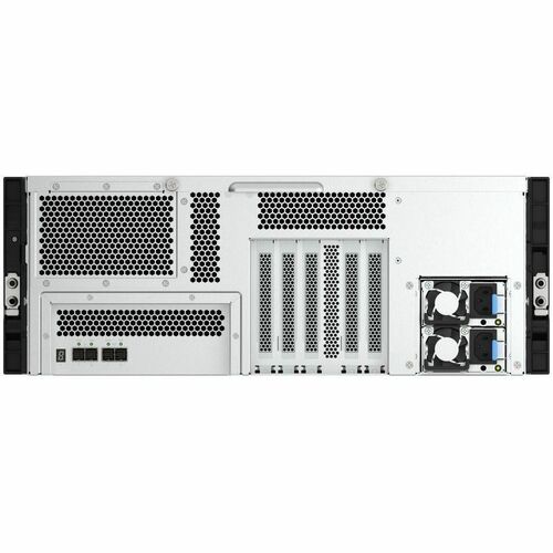 QNAP TL-R2400PES-RP Drive Enclosure SATA/600, SATA/300 - Mini-SAS HD Host Interface - 4U Rack-mountable - Hot Swappable Ba