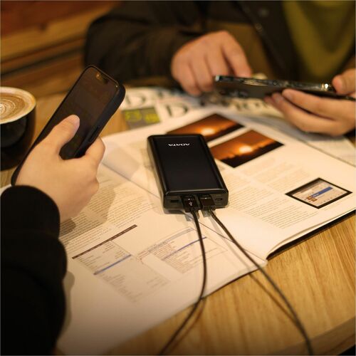 Vista 9 de POWER BANK ADATA C20 20.000 mAh NEGRA