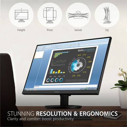 Vista 14 de Monitor Panel VA 24 Conectividad HDMI