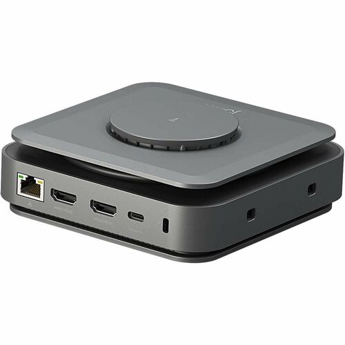 j5create JCD3199 USB Type C Docking Station for TV - Charging Capability - Memory Card Reader - SD - Space Gray - 2 Displa