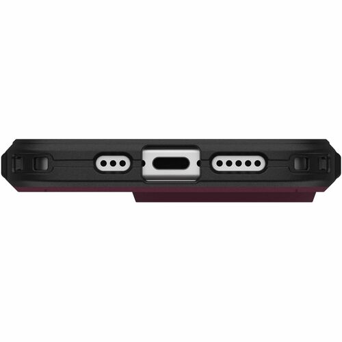 Urban Armor Gear Civilian Carrying Case Apple iPhone 16 Pro Smartphone - Bordeaux - Shock Absorbing, Impact Resistant, Ant