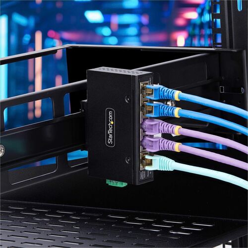 StarTech.com I51G 5 Ports Ethernet Switch - Gigabit Ethernet - 10/100/1000Base-T - Black - TAA Compliant - 2 Layer Support