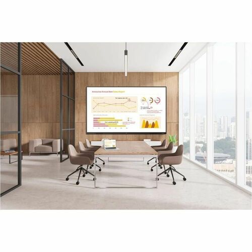 LG CreateBoard 86TR3BQ-B 2184.40 mm 4K UHD LCD Collaboration Display - Touchscreen - 16:9 Aspect Ratio - 3840 x 2160 - Dir