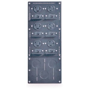 SINGLE PHASE SERVICE BYPASS PANEL 7500-10000VA BLAC