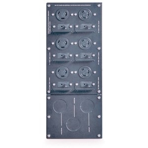 APC by Schneider Electric SBP10KRMI4U Bypass-Schalter - 8 x IEC 320-C13, 2 x IEC 320-C19 - 20 kW - 220 V AC - 100 A, 100 A