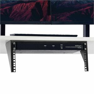 StarTech.com Staffa rack in acciaio 4U per montaggio apparecchiature su parete verticale da 19"" - 56,84 kg Capacità di ca