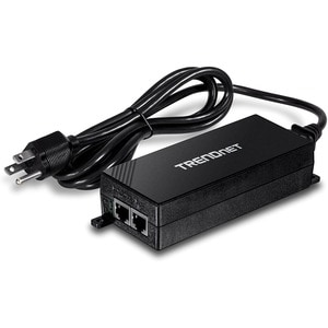 TRENDnet TPE-115GI PoE Injector - TAA Compliant - 110 V AC, 220 V AC Input - 1 x 10/100/1000Base-T Input Port(s) - 1 x 10/