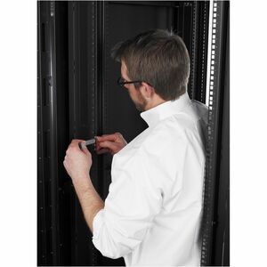 APC NetShelter SV, Server Rack Enclosure, 42U, Black, 2057H x 800W x 1060D mm, with Roof, Castors, Feet, 4 Brackets, Botto