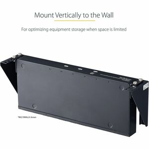 StarTech.com 3U 19in Steel Vertical Wall Mount Equipment Rack Bracket