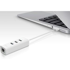 TP-Link UE330 Gigabit Ethernet Card for Computer, Notebook - 10/100/1000Base-T - Portable - USB 3.0 Type A - 40 Gbit/s Dat