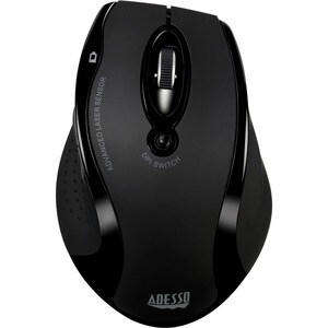 Adesso Tru-Form WKB-1500GB Keyboard & Mouse - English (US) - 1 Each - USB Membrane Wireless RF 2.40 GHz Keyboard - 105 Key