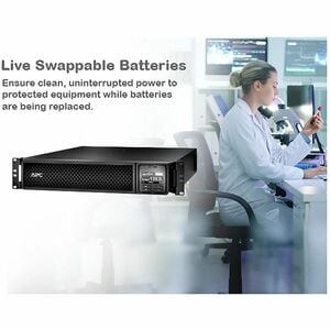 APC Smart-UPS On-Line, 1500VA, Rackmount 2U, 120V, 6x NEMA 5-15R outlets, SmartSlot, Extended runtime, W/ rail kit - 2U Ra