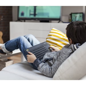 Logitech K400 Plus Keyboard - Wireless Connectivity - USB 2.0 Interface - TouchPad - Portuguese (Brazilian) - QWERTY Layou