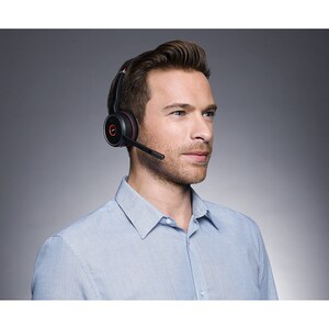 Jabra EVOLVE 75 MS Wireless Over-the-head Stereo Headset - Binaural - Circumaural - 3048 cm - Bluetooth - 20 Hz to 20 kHz 