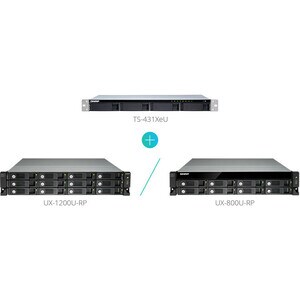 QNAP Turbo NAS TS-431XeU 4 x Total Bays SAN/NAS Storage System - Annapurna Labs Alpine AL-314 Quad-core (4 Core) 1.70 GHz 