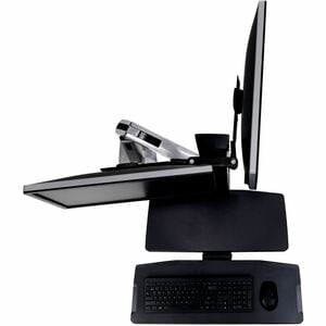 Dual Monitor Double-Hinged Bow for most WorkFit dual workstations