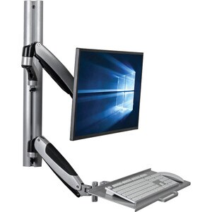 Tripp Lite by Eaton Wall-Mount for Sit-Stand Desktop Workstation Standing Desk w/ Thin Client Mount - 27" Screen Support -