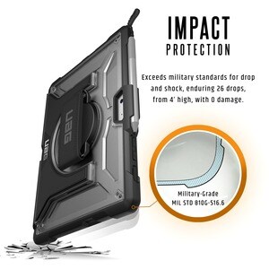 Urban Armor Gear Plasma Carrying Case for 26.7 cm (10.5") Microsoft Surface Go, Surface Go 2, Surface Go 3 Tablet, Keyboar
