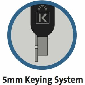 Kensington Desktop & Peripherals 2.0 Locking Kit - 2.44 m Cable - Keyed Lock - Black - Carbon Steel - For Desktop Computer