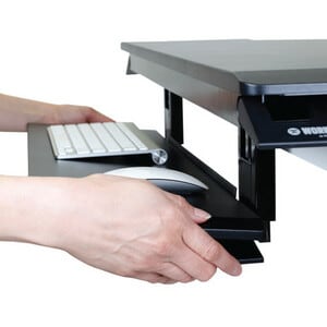 Ergotron WorkFit-TX Standing Desk Converter - Up to 30" Screen Support - 40 lb Load Capacity - 20" Height - Desktop - Black