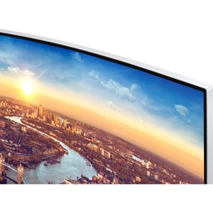 Monitor LCD Samsung C34J791WTL 86.4cm (34") UW-QHD Pantalla curva LED Quantum Dot - 21:9 - Gris - 863.60mm Class - Vertica
