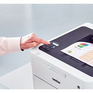Brother HL HL-L3230CDW Desktop LED Printer - Colour - 18 ppm Mono / 18 ppm Color - 600 x 2400 dpi Print - Automatic Duplex